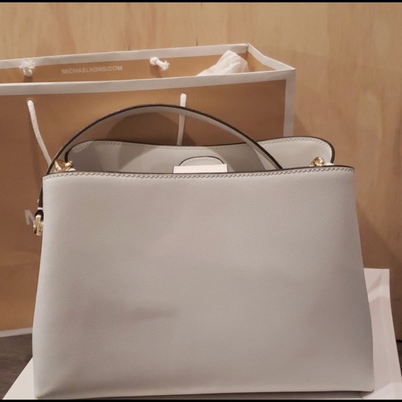 🌿MICHAEL KORS Sofia Satchel. Optic White. - Picture 5 of 7
